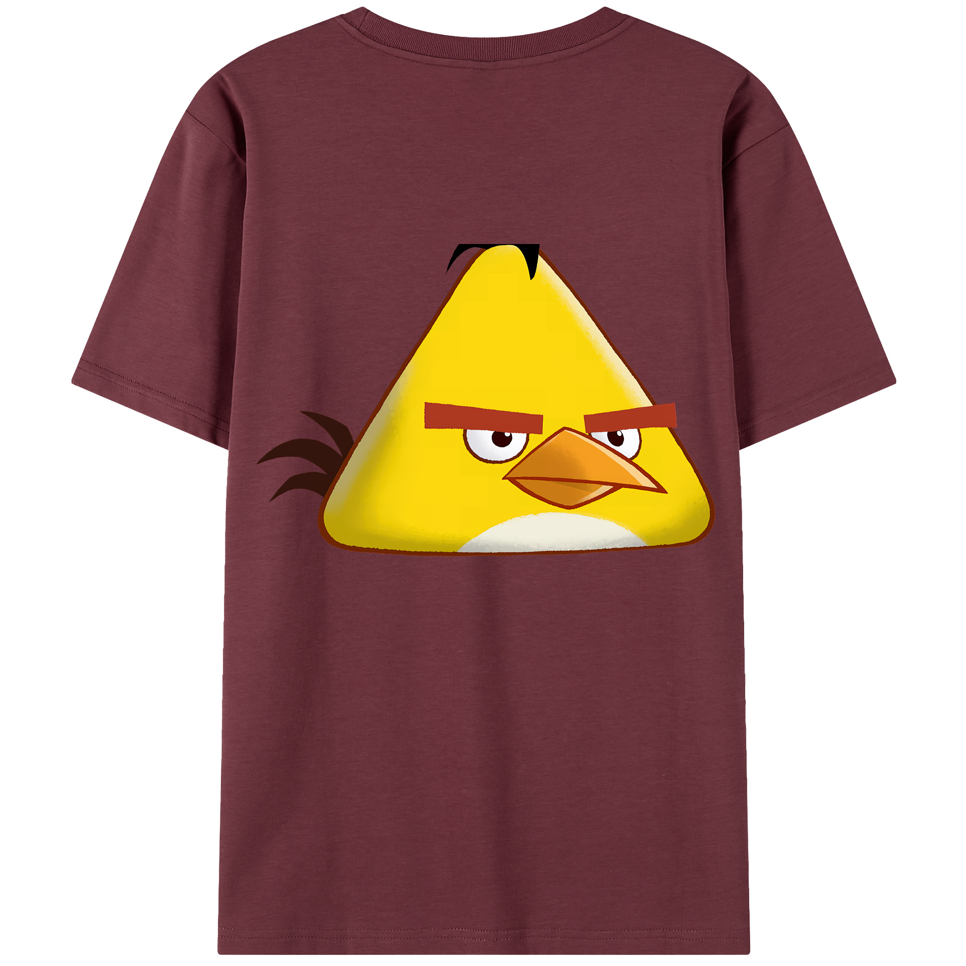 （画像用） Angry Birds アングリーバード 綿100％半袖Tシャツ（背面プリント）